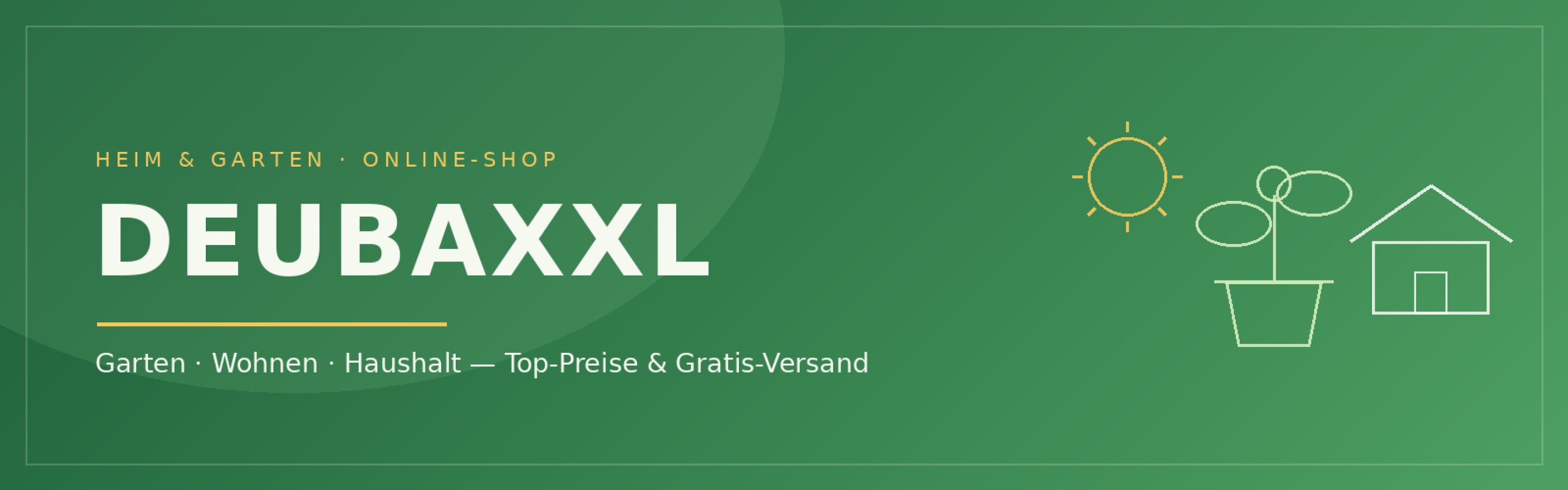DeubaXXL – Heim & Garten günstig online kaufen