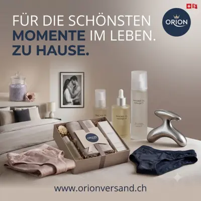 ORION Versand Schweiz – Ihr Erotik-Onlineshop für Love Toys, Dessous & Paar-Lust
