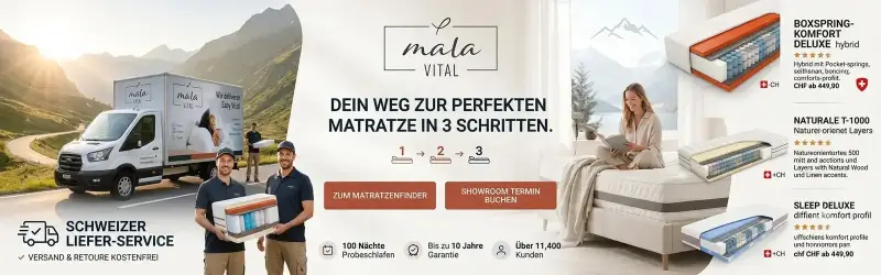 Mara Vital Schweiz – Ergonomische Matratzen, Lattenroste & gesunder Schlafkomfort