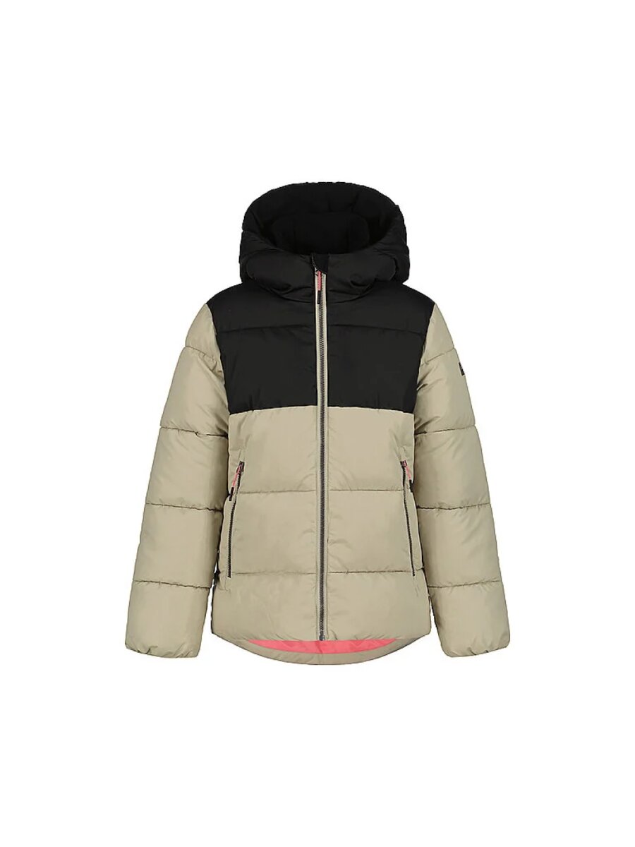 ICEPEAK Mädchen Winterjacke Kirn Print Hoodie beige