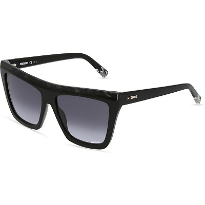 Missoni 0087/N/S Damen-Sonnenbrille Vollrand Butterfly Acetat-Gestell, Schwarz