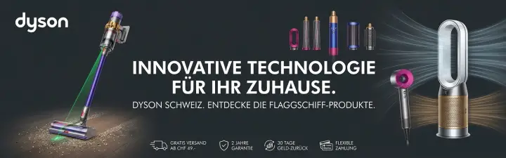 Dyson Schweiz – Innovative Technologie für Haushalt, Haarpflege & Raumklima