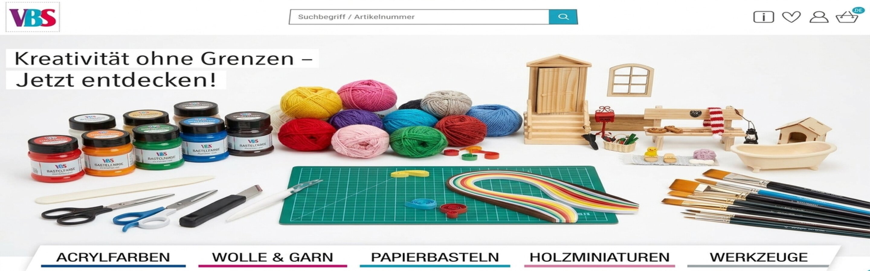 VBS Hobby – Ihr Schweizer Online-Shop für Bastelbedarf, DIY & Handarbeit